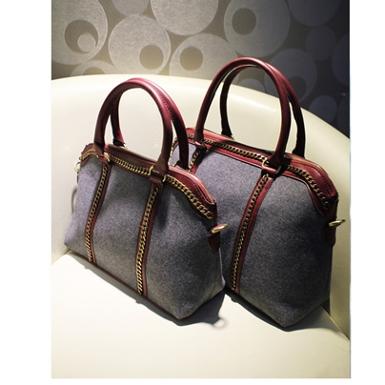 พร้อมส่ง กระเป๋าLuluhouse รุ่นL95 -02Gray รุ่นนี้ดูดีมาก เป็นหนังพิเศษหนังกลับ (Nezi)